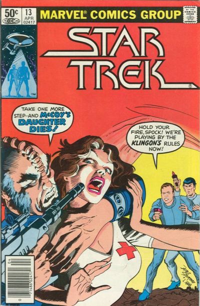 Cover for Star Trek (Marvel, 1980 series) #13 [Newsstand]