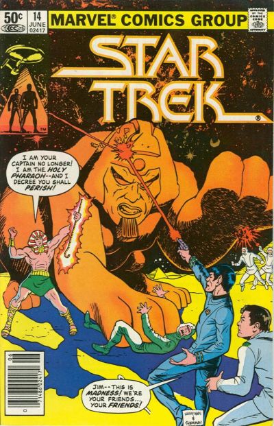 Cover for Star Trek (Marvel, 1980 series) #14 [Newsstand]