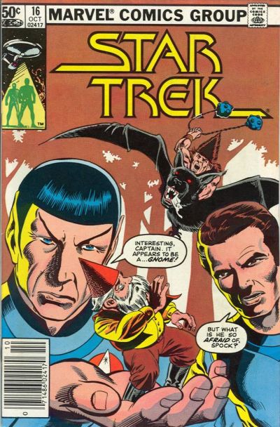 Cover for Star Trek (Marvel, 1980 series) #16 [Newsstand]