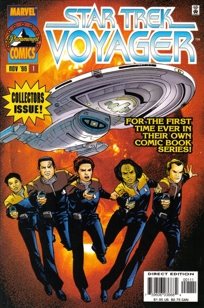 Cover for Star Trek: Voyager (Marvel, 1996 series) #1 [Direct Edition]