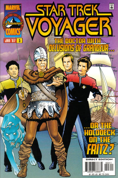 Cover for Star Trek: Voyager (Marvel, 1996 series) #3