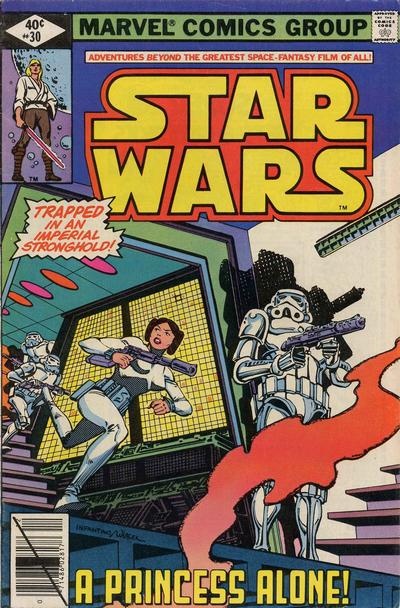 Cover for Star Wars (Marvel, 1977 series) #30 [Direct]