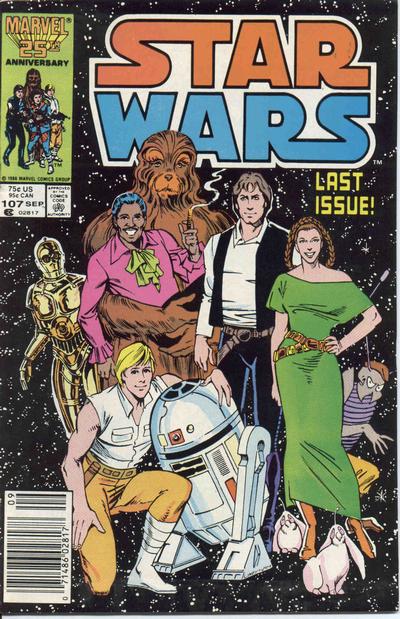 Cover for Star Wars (Marvel, 1977 series) #107 [Newsstand]