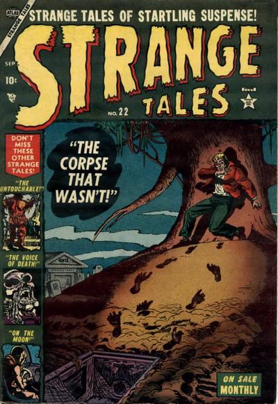 Cover for Strange Tales (Marvel, 1951 series) #22