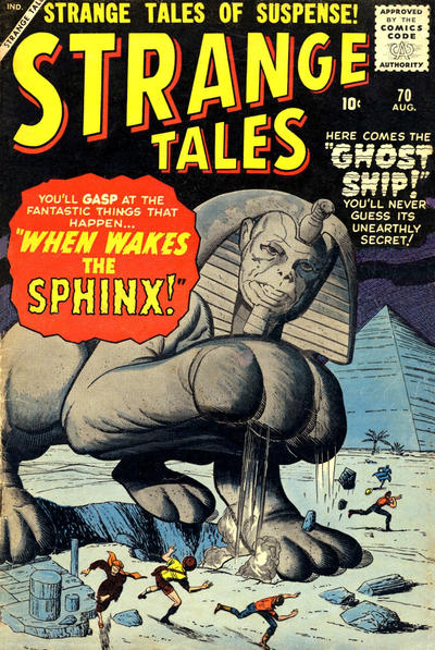 Cover for Strange Tales (Marvel, 1951 series) #70