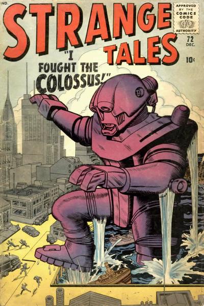 Cover for Strange Tales (Marvel, 1951 series) #72