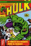 Cover for De verbijsterende Hulk (Juniorpress, 1979 series) #4