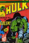 Cover for De verbijsterende Hulk (Juniorpress, 1979 series) #11