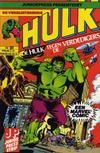 Cover for De verbijsterende Hulk (Juniorpress, 1979 series) #21