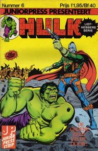 Cover Thumbnail for Hulk Liefhebbersserie (Juniorpress, 1983 series) #6