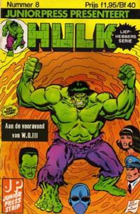 Cover Thumbnail for Hulk Liefhebbersserie (Juniorpress, 1983 series) #8