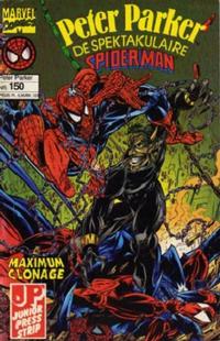 Cover Thumbnail for Peter Parker de spektakulaire Spiderman (Juniorpress, 1983 series) #150
