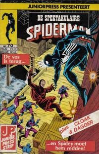 Cover Thumbnail for De spectaculaire Spider-Man [De spektakulaire Spiderman] (Juniorpress, 1979 series) #70