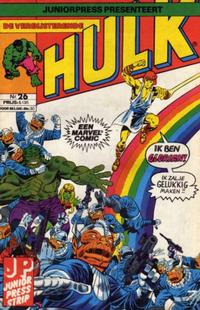 Cover Thumbnail for De verbijsterende Hulk (Juniorpress, 1979 series) #26