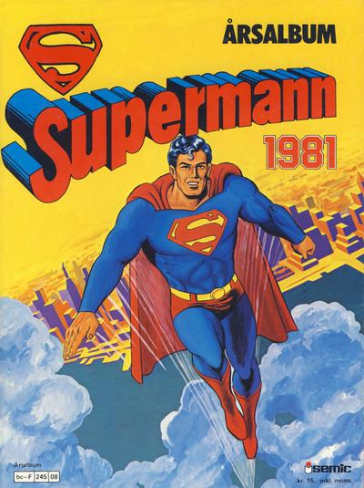 Cover for Supermann årsalbum (Semic, 1978 series) #1981