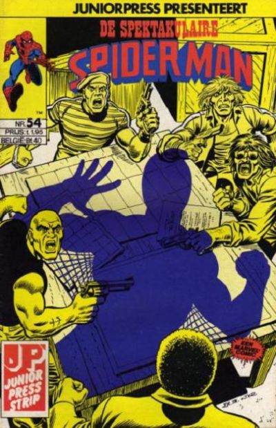 Cover for De spectaculaire Spider-Man [De spektakulaire Spiderman] (Juniorpress, 1979 series) #54