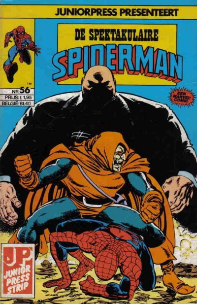 Cover for De spectaculaire Spider-Man [De spektakulaire Spiderman] (Juniorpress, 1979 series) #56