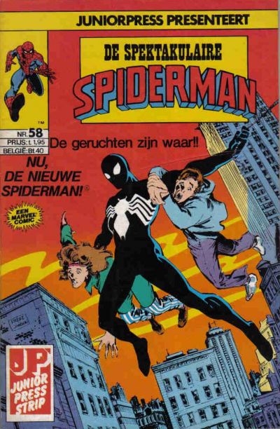 Cover for De spectaculaire Spider-Man [De spektakulaire Spiderman] (Juniorpress, 1979 series) #58