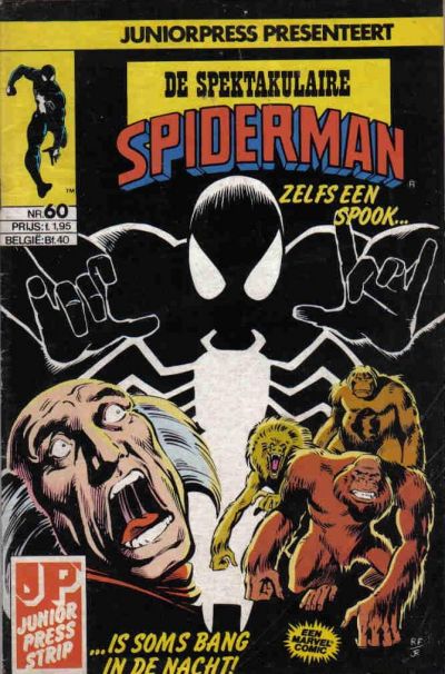Cover for De spectaculaire Spider-Man [De spektakulaire Spiderman] (Juniorpress, 1979 series) #60