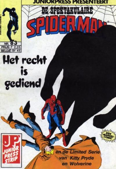 Cover for De spectaculaire Spider-Man [De spektakulaire Spiderman] (Juniorpress, 1979 series) #83