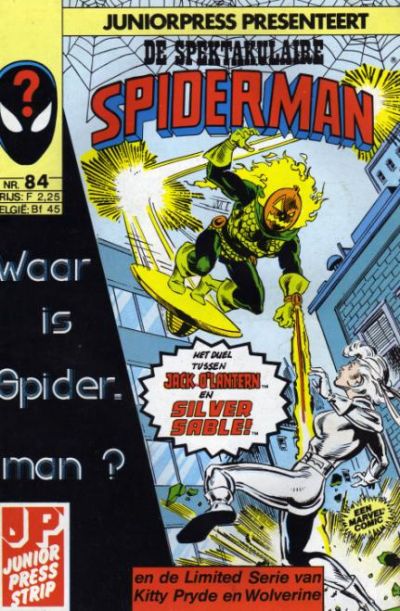 Cover for De spectaculaire Spider-Man [De spektakulaire Spiderman] (Juniorpress, 1979 series) #84