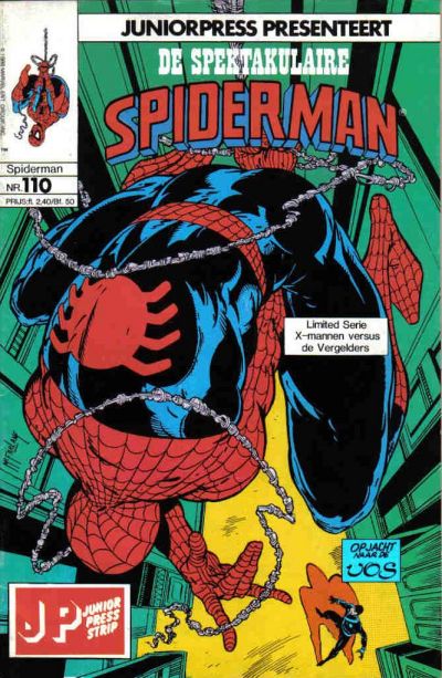 Cover for De spectaculaire Spider-Man [De spektakulaire Spiderman] (Juniorpress, 1979 series) #110