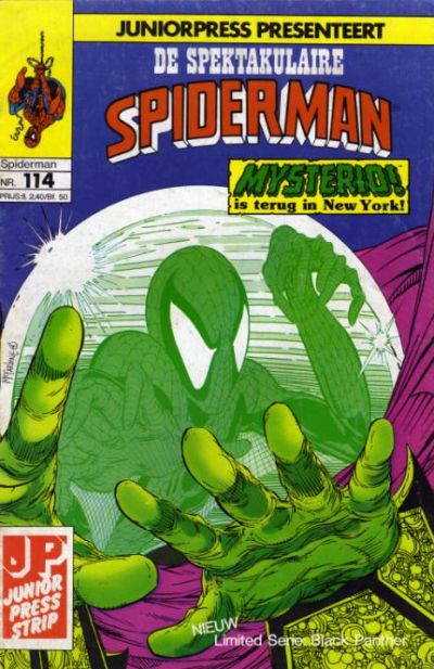 Cover for De spectaculaire Spider-Man [De spektakulaire Spiderman] (Juniorpress, 1979 series) #114