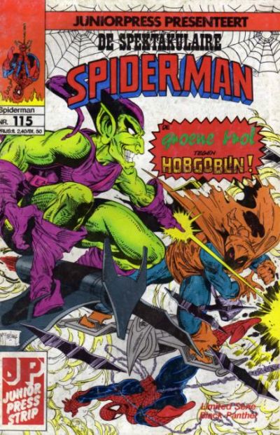 Cover for De spectaculaire Spider-Man [De spektakulaire Spiderman] (Juniorpress, 1979 series) #115