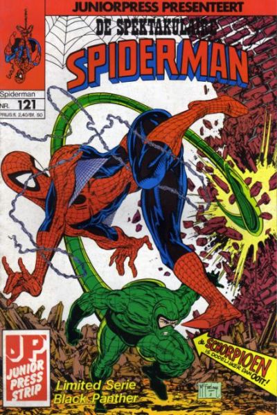 Cover for De spectaculaire Spider-Man [De spektakulaire Spiderman] (Juniorpress, 1979 series) #121