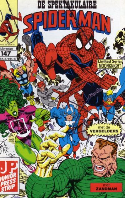 Cover for De spectaculaire Spider-Man [De spektakulaire Spiderman] (Juniorpress, 1979 series) #147