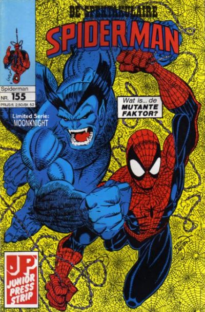 Cover for De spectaculaire Spider-Man [De spektakulaire Spiderman] (Juniorpress, 1979 series) #155