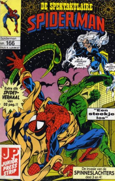 Cover for De spectaculaire Spider-Man [De spektakulaire Spiderman] (Juniorpress, 1979 series) #166