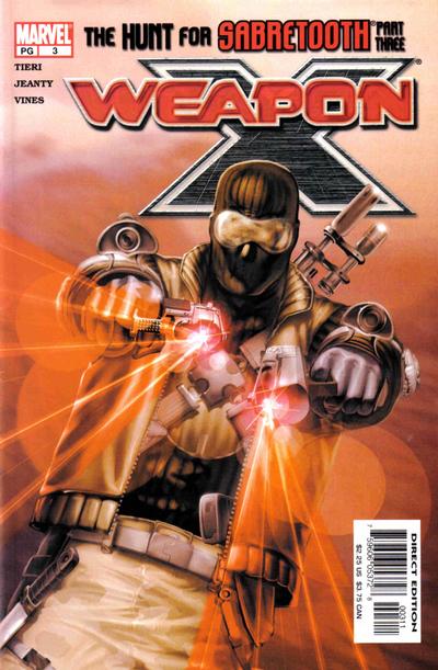 Cover for Weapon X (Marvel, 2002 series) #3