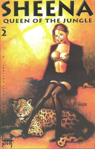 Cover for Sheena, Queen of the Jungle: Bound (London Night Studios, 1998 series) #2