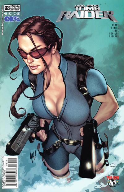 Cover for Tomb Raider: The Series (Image, 1999 series) #33 [Cover 1 - Hughes]