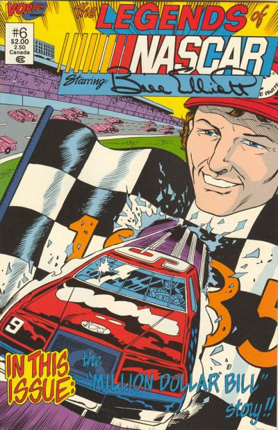 Cover for The Legends of NASCAR (Vortex, 1990 series) #6