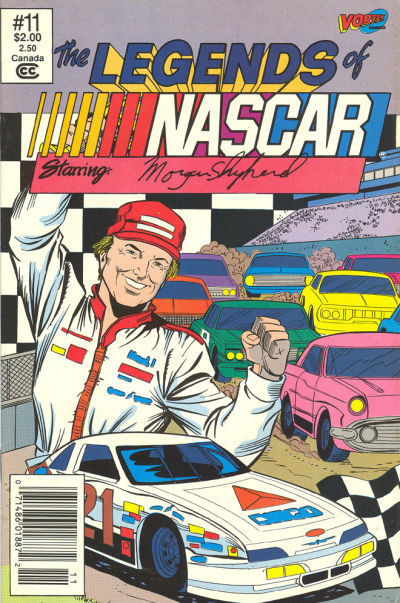 Cover for The Legends of NASCAR (Vortex, 1990 series) #11 [Newsstand]