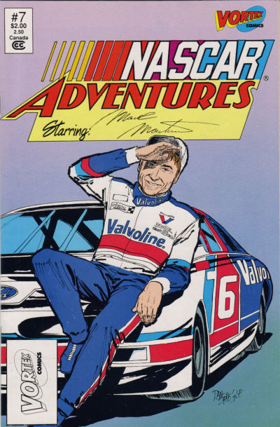 Cover for NASCAR Adventures (Vortex, 1991 series) #7