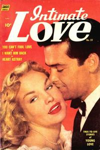 Cover Thumbnail for Intimate Love (Pines, 1950 series) #22