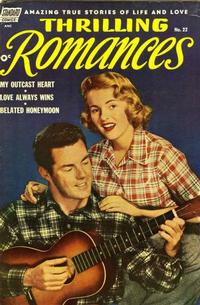 Cover Thumbnail for Thrilling Romances (Pines, 1949 series) #22