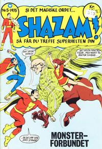 Cover for Shazam! (Illustrerte Klassikere / Williams Forlag, 1974 series) #5/1975