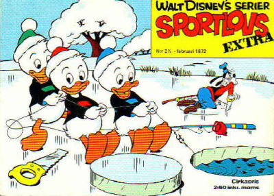 Cover for Walt Disney's serier (Hemmets Journal, 1962 series) #2 1/2 /1972 - Sportlovsextra