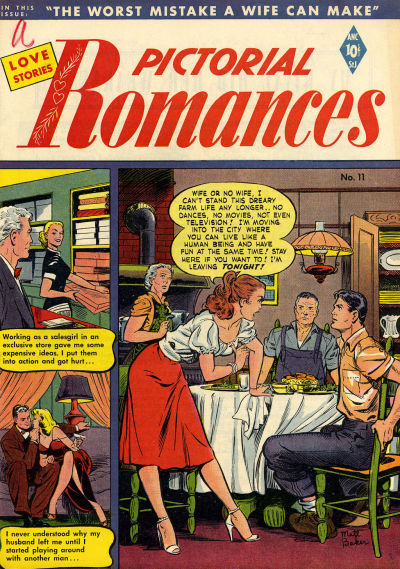 Cover for Pictorial Romances (St. John, 1950 series) #11