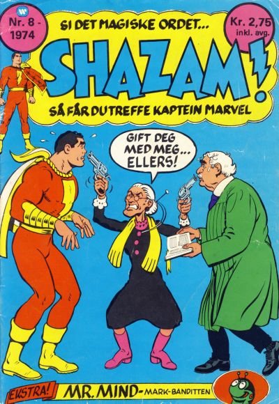Cover for Shazam! (Illustrerte Klassikere / Williams Forlag, 1974 series) #8/1974