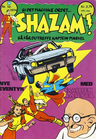 Cover for Shazam! (Illustrerte Klassikere / Williams Forlag, 1974 series) #10/1974
