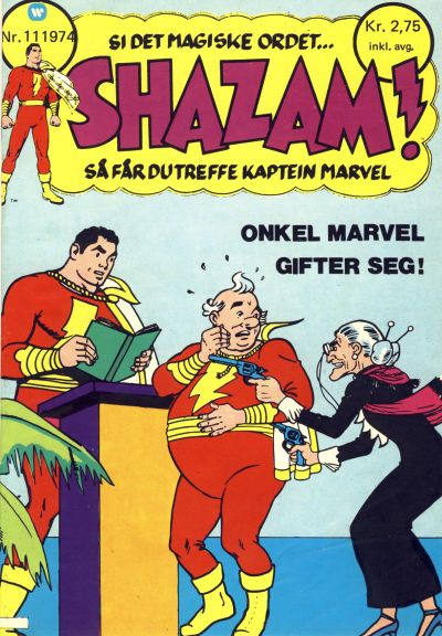 Cover for Shazam! (Illustrerte Klassikere / Williams Forlag, 1974 series) #11/1974