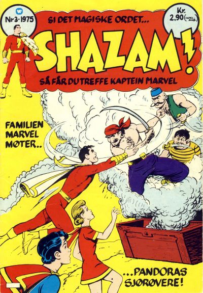 Cover for Shazam! (Illustrerte Klassikere / Williams Forlag, 1974 series) #3/1975