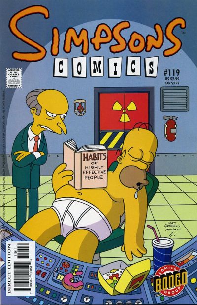 Cover for Simpsons Comics (Bongo, 1993 series) #119