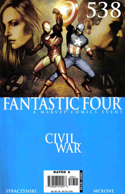Cover for Fantastic Four (Marvel, 1998 series) #538 [Direct Edition]