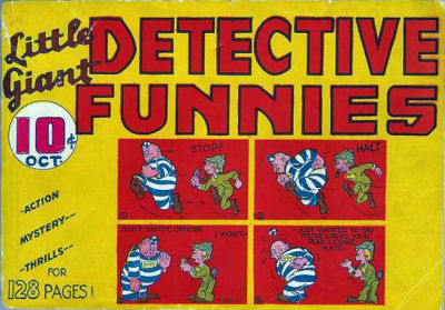 Cover for Little Giant Detective Funnies (Centaur, 1938 series) #1